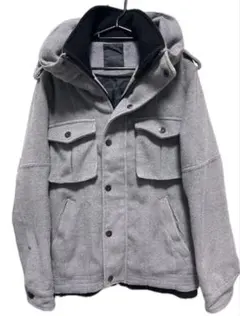 Amorte アモルテ　グレー　ジャケット　フード有　コート