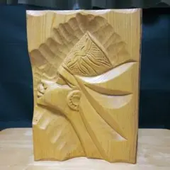 木製彫刻アート 壁掛け用