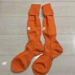 New Balance サッカーソックス オレンジ L（25-27cm）