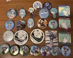 綾波レイ　26点セット+おまけ　缶バッジ　ラバーストラップ