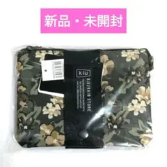 【新品】 KiU キウ エチケット ポーチ 2ND フラワーカモフラ 花柄のサムネイル
