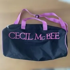 CECI Mc BEE ボストンバッグ 黒ピンク