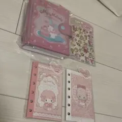 マイメロディ シールバインダー ＆ シール帳シールセット