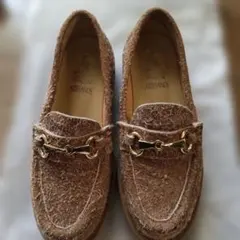 【ARTESANOS 】アルテサノス ビットローファー 23.5㌢ブラウン