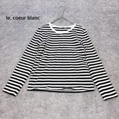 【le. coeur blanc】ボーダーカットソー 長袖のサムネイル