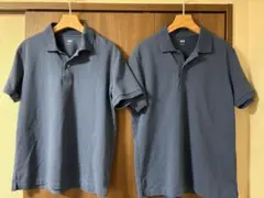 ユニクロ ドライカノコポロシャツL 2枚セット
