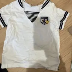 Miki House セーラー襟 Tシャツ 100cm