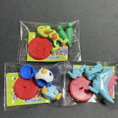 ポケットモンスター チョコエッグ　ポケモン ポッチャマ　ワニノコ　キモリ