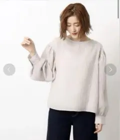 オペークドットクリップ シャツ