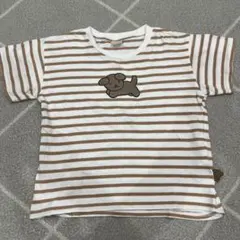 petit main ストライプ スナッフィー　Tシャツ 110