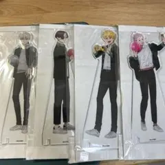 ウィンドブレーカービッグアクリルスタンド4体セットラウンドワン