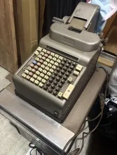 ビンテージ　レジスター　日本製 グレー　キング工業　インダストリアル ビンテージ レジスター 日本製 グレー キング工業 インダストリアル