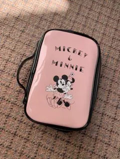 ミッキー&ミニー　雑誌附録ポーチ