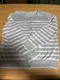 GUカーディガン　ボーダー