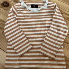 MARKEY'S ボーダー長袖カットソー 110