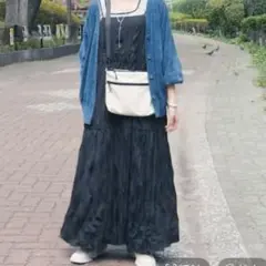 ワッシャーキャミワンピース