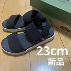 KEEN ストラップサンダル ブラック 23センチ
