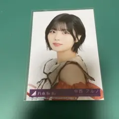 中西アルノ　生写真　ビリヤニ