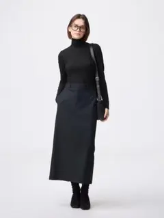 新品タグ付き！ＧＵ　ナローロングスカート　Ｍ