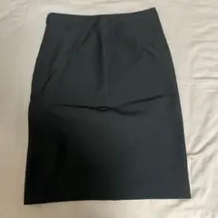 黒 リクルートスカート タイトスカート 裏地付き