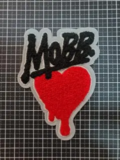 MOBB☆のりつきワッペン☆ハート