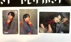 BE:FIRST JUNON クリアトレカ+ビジュアルカード+トレカC