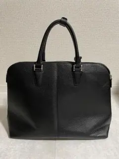 hinn ブラック エンボスレザー トートバッグ - メルカリ
