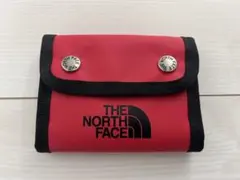 THE NORTH FACE 二つ折り財布 レッド ブラックのサムネイル