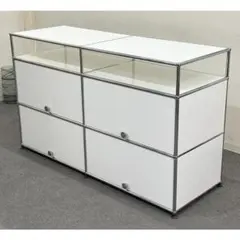 tsuneyasu　usmハラー サイドボード 底上げ100mm 送料込 USMハラー2段2列サイドボード 100mm底上げ - メルカリ