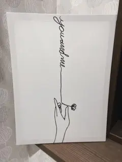 you and me キャンバスアート