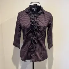 CIVIDINI チヴィディーニ ノースリーブフリルシャツ 40 - メルカリ