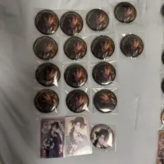 バラ売り⭕️あくねこ 4周年 箔押し缶バッジ ルカス　特典