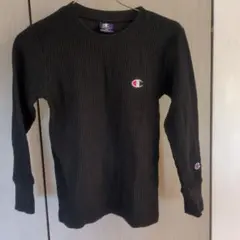 Champion ブラック 長袖カットソー 140
