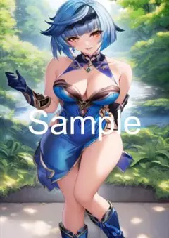 美女ポスター A4サイズアートポスター 1点もの 最高品質 I-B-６３