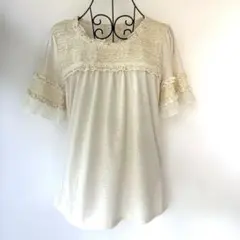 axes femme カットソー レース装飾 フェアリーグランジ　森ガールのサムネイル