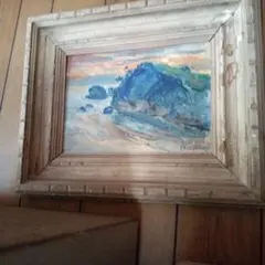 風景画 油彩画 金色フレーム 原作 ロシア1938年 署名入り - メルカリ