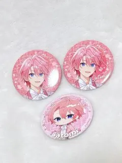 STPR すとぷり 春　春グッズ　缶バッジ　さとみ　等身　セット