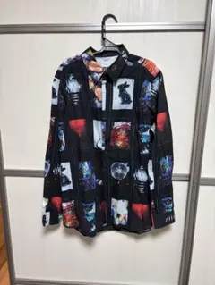 PS Paul Smith 長袖シャツ 総柄 ブラック Mのサムネイル