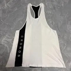 CRONOS クロノス 黒×白 タンクトップ （ＸＬサイズ）