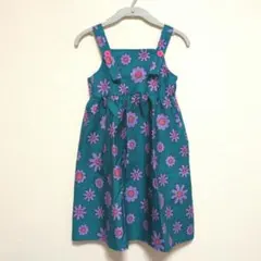 フラワーワンピース　キッズ　120　しまむら　リトシー　リンクアット