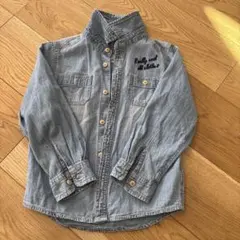 デニム長袖シャツ 120サイズ