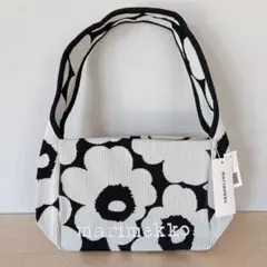 新品未使用 マリメッコ Knitted Unikko ショルダーバッグ