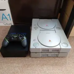 プレステーション1 プレイステーション2 PS4コントローラーx1 ジャンク品