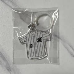 千葉ロッテ マリーンズ 6 西川史礁 ユニフォーム めじるし チャーム