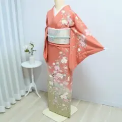 〈長襦袢➕〉訪問着　フルセット　着物　正絹　入学式　卒業式　落款　J1 ho-mi101mt.jpg