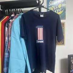 90s SPARK tシャツ　ネイビー