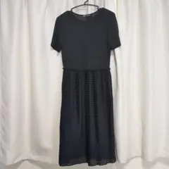 ZARA ブラック 半袖 ワンピース S