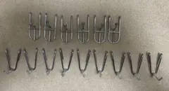 金属　ディスプレイフック　2種類　１０個