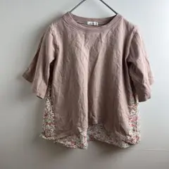 pairmanon ペアマノン キッズ 女の子 花柄 七分袖 トップス 120