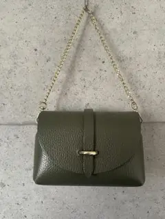 レザーチェーンバッグ レザーショルダーバッグ